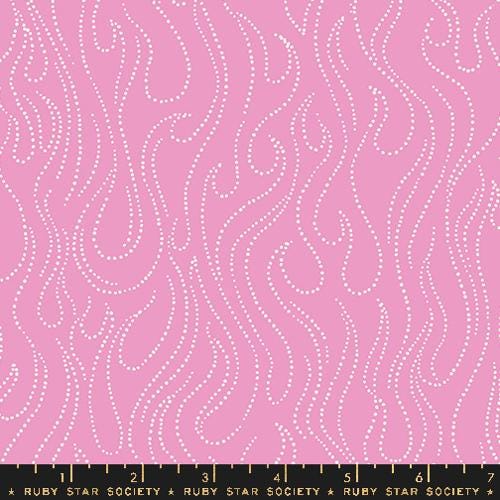 Teddy And The Bears "Flames" in Daisy by Ruby Star Society Fabric