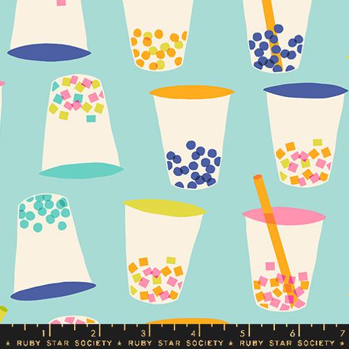 Eye Candy “Boba” in Frost by Ruby Star Society Fabric