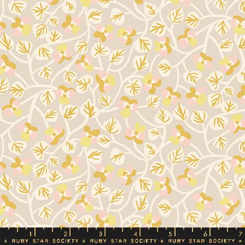 Bird Is The Word “Pansy” in Sandbox by Ruby Star Society Fabric