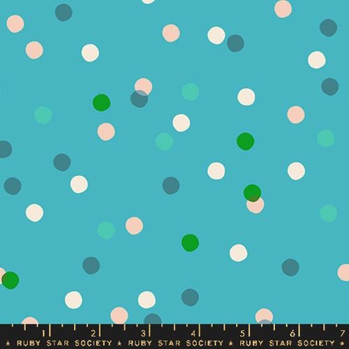 Carousel “Spritz” in Turquoise by Ruby Star Society Fabric