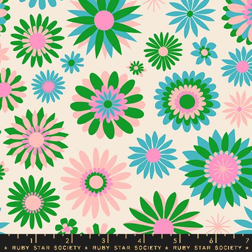 Carousel “Kaleidoscope” in Natural by Ruby Star Society Fabric