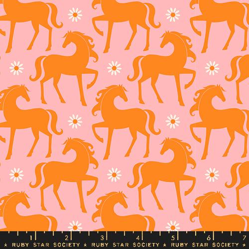 Carousel “Fancy Horse” in Balmy by Ruby Star Society Fabric