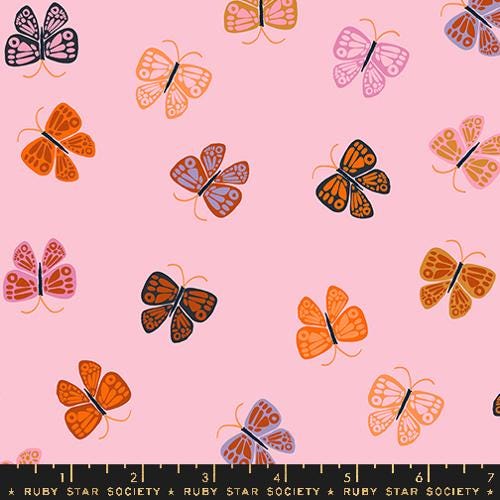 Ooh Lucky Lucky "Butterfly" in Posy by Ruby Star Society Fabric