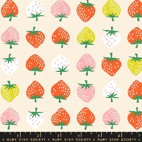 Strawberry in Shell by Ruby Star Society Fabric