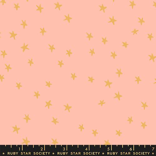 Starry in Peach by Ruby Star Society Fabric