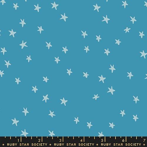 Starry in Vintage Blue by Ruby Star Society Fabric