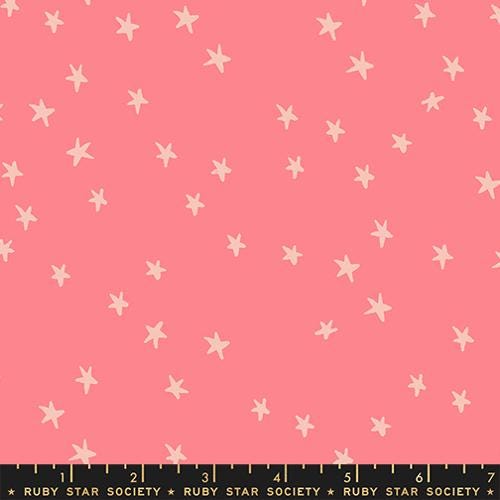 Starry in Watermelon by Ruby Star Society Fabric