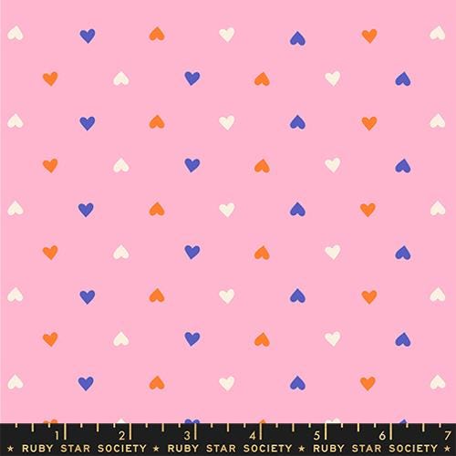 Best Day Ever “Hearts” in Posy by Ruby Star Society Fabric