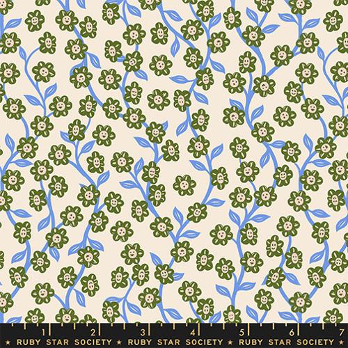 Hello Alice “Chatty Garden” in Shell by Ruby Star Society Fabric