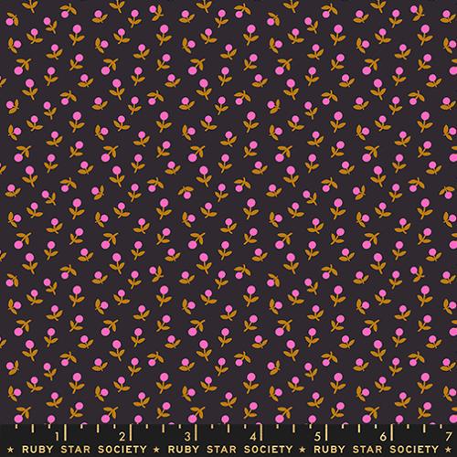 Catnap “Sprout” in Black by Ruby Star Society Fabric