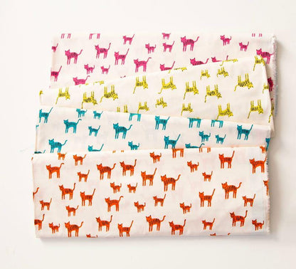 Catnap “Tiger Stripes” in Citron by Ruby Star Society Fabric