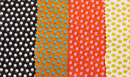 Catnap “Apples” in Black by Ruby Star Society Fabric (1/2 yard)