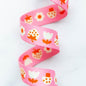 1" Strawbitties In Pink Webbing by Stitch Supply Co and Ruby Star Society