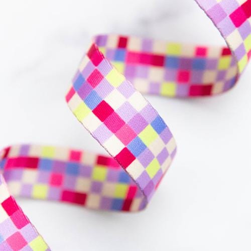 1" Pixels Webbing by Stitch Supply Co and Ruby Star Society