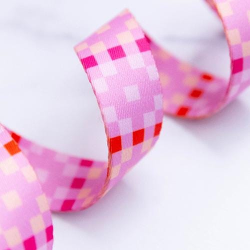 1" Quadrilateral Macarn Webbing by Stitch Supply Co and Ruby Star Society