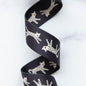 1.5" Snow Leopard Black Webbing by Stitch Supply Co and Ruby Star Society