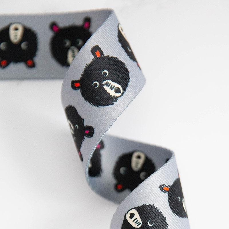 1.5" Teddy And The Bear Webbing by Stitch Supply Co and Ruby Star Society