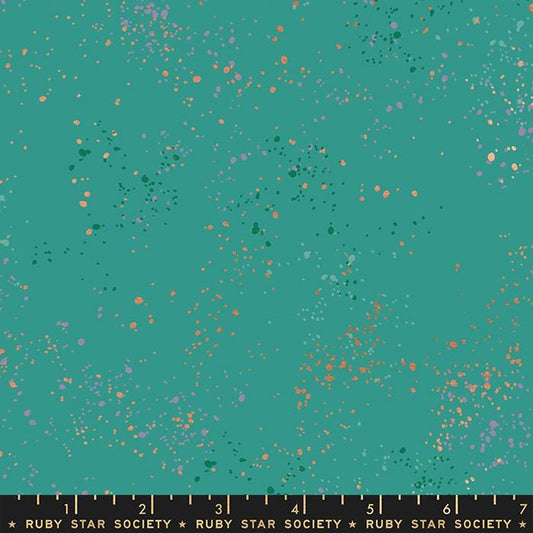 Speckled in Metallic Succulent by Ruby Star Society Fabric