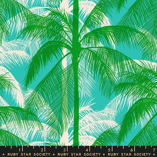 Poolside Too “Palms” in Tropic by Ruby Star Society Fabric