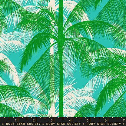 Poolside Too “Palms” in Tropic by Ruby Star Society Fabric
