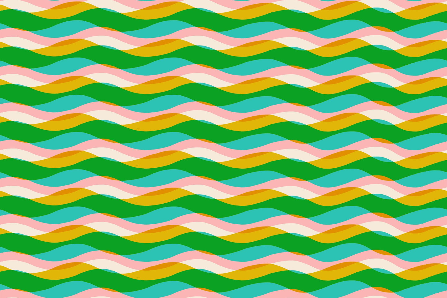 Poolside Too “Waves” in Tropic by Ruby Star Society Fabric