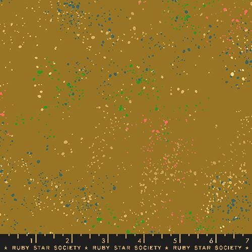 Speckled in Metallic Suede by Ruby Star Society Fabric