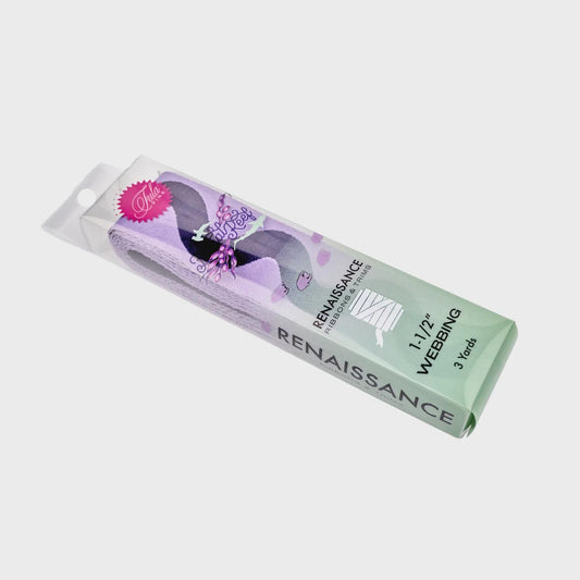 1.5" Big Squiggle Webbing 3 Yards in Ultraviolet by Renaissance Ribbons