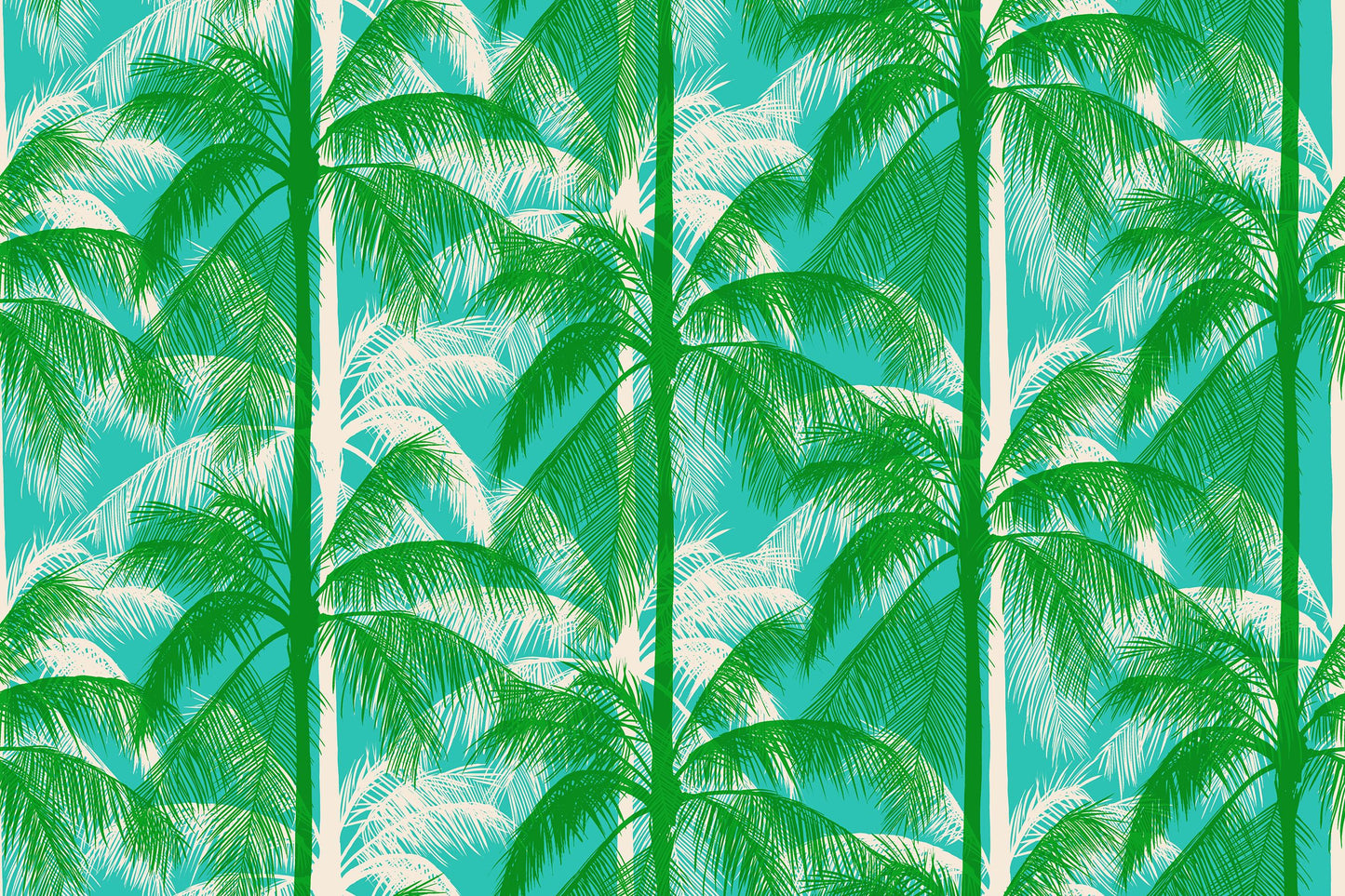 Poolside Too “Palms” in Tropic by Ruby Star Society Fabric