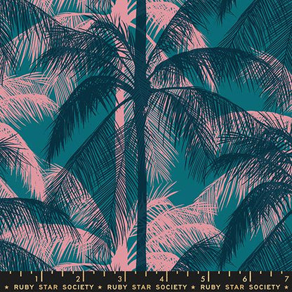 Poolside Too “Palms” in Storytime by Ruby Star Society Fabric