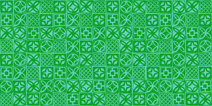 Poolside Too “Architectural Blocks” in Verdant by Ruby Star Society Fabric