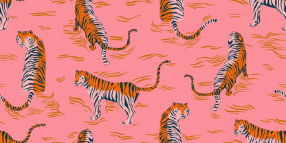 Poolside Too “Tigress” in Sorbet by Ruby Star Society Fabric