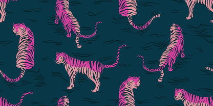 Poolside Too “Tigress” in Galaxy by Ruby Star Society Fabric