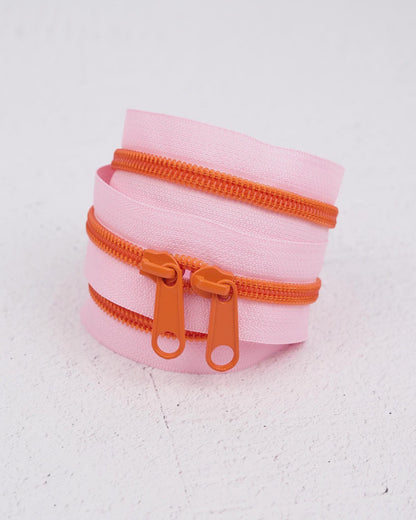 30" Handbag Zipper in Grapefruit by Renaissance Ribbons