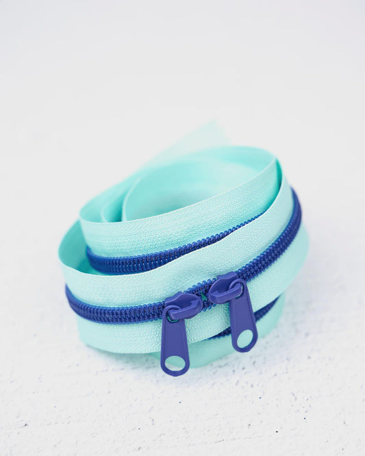 30" Handbag Zipper in Saltwater Taffy by Renaissance Ribbons
