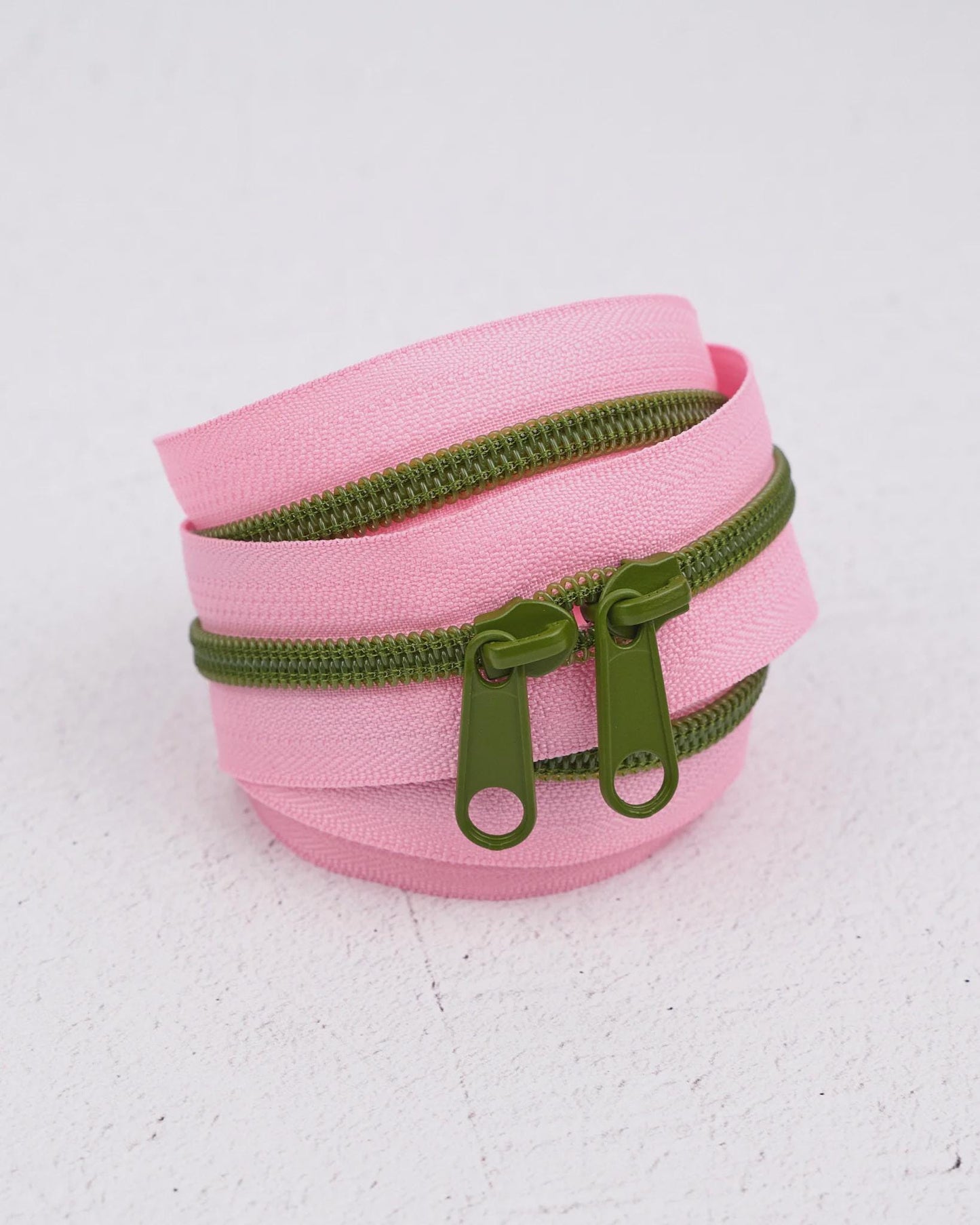 30" Handbag Zipper in Olive Blossom by Renaissance Ribbons
